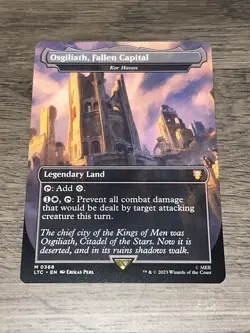 MTG LOTR Osgiliath Fallen Capital / Kor Haven #368 Commander Lord of the Rings - Image 1
