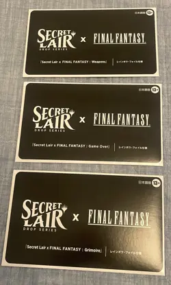 Magic Gathering MTG Secret Lair Final Fantasy Complete Japanese Rainbow Foil Set - Image 1