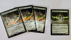 Radioactive Spider (FOIL) x3 285 NM MTG SpiderMan Magic Promo + Regular Non-Holo - Image 1