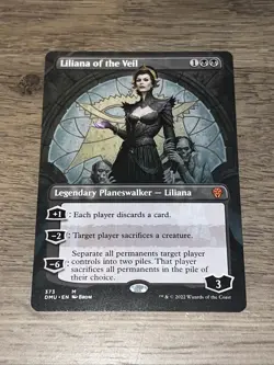 Liliana of the Veil Non BORDERLESS 0373 DMU MTG M/NM - Image 1