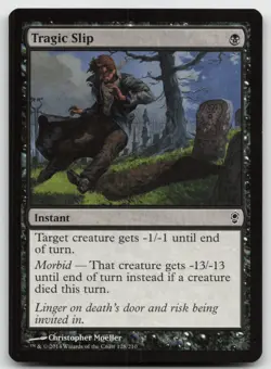 MTG Tragic Slip C Conspiracy 128 LP - Image 1