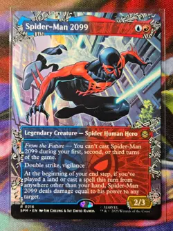 MTG Spider-Man 2099 #0216 - Borderless - Marvel’s Spider-Man - NM - English - Image 1