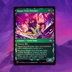 SHOWCASE Kappa Tech-Wrecker 348 NEO MTG Commander Ninja Turtle TMT - Image 1