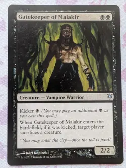 1x Gatekeeper of Malakir, English Duel Decks: Sorin vs Tibalt MTG Magic - Image 1
