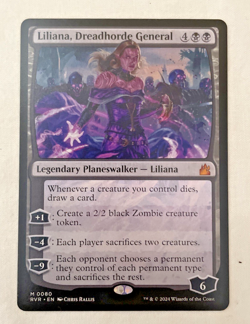 1x Liliana, Dreadhorde General Ravnica Remastered MTG Magic the Gathering NM - Image 2