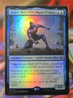 Spider-Man 2099, Miguel O’Hara #0008 - Foil - Marvel’s Spider-Man MTG - NM - EN - Image 1