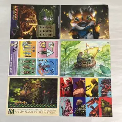 Lot of 6 MTG Magic Mini Posters from Bundle Boxes 7 inch x 5.5 inch Collectible - Image 1
