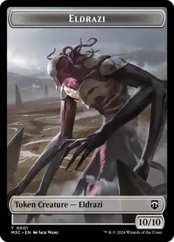 Eldrazi+Spirit 2-Sided Token 1+5 MTG Commander M3C NP - Image 1