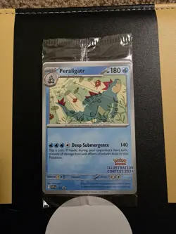 Promo Pokemon Illustration Contest 2024 - Feraligatr - Pikachu - Toxtricity EX - Image 2