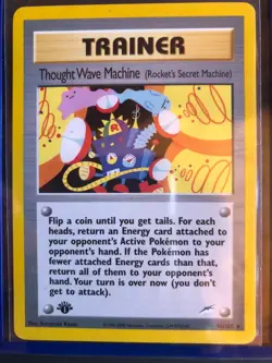 Pokemon Thought Wave Machine Rocket's Secret Machine)1st Edition Neo Destiny 96 - Image 1