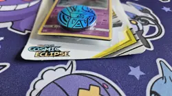 Cosmic Eclipse Sun & Moon Sealed Booster Pack Mismagius Hanger Promo Pokemon - Image 2