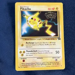 Pikachu (Movie Promo) 04/53 Wotc Promo Regular Pokemon TCG Vintage 4 Chunky Pika - Image 1