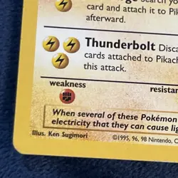 Pikachu (Movie Promo) 04/53 Wotc Promo Regular Pokemon TCG Vintage 4 Chunky Pika - Image 5