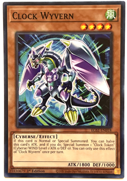 YuGiOh! - Clock Wyvern - EGS1-EN018 - 1st Edition - Common - Image 1