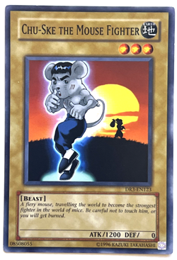 YuGiOh! - Chu-Ske the Mouse Fighter - DR3-EN123 - Unlimited - Common - Image 1