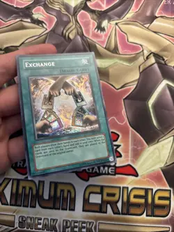 (53) Yugioh Exchange EDS-001 Prismatic Secret Rare MP - Image 4