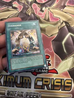 (53) Yugioh Exchange EDS-001 Prismatic Secret Rare MP - Image 5