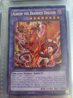 Albion the Branded Dragon MP22-EN076 Prismatic Secret Rare 1st Edition Yugioh - Image 1