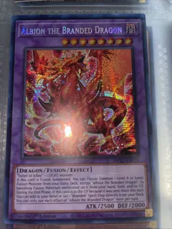 Albion the Branded Dragon MP22-EN076 Prismatic Secret Rare 1st Edition Yugioh - Image 2