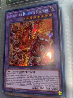 Albion the Branded Dragon MP22-EN076 Prismatic Secret Rare 1st Edition Yugioh - Image 3