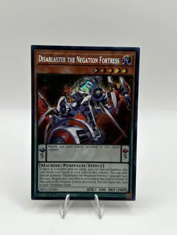 Yugioh Disablaster the Negation Fortress MP25-EN084 Prismatic Secret Rare NM - Image 1