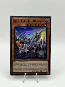 Blue-Eyes Jet Dragon Play Super Rare RA02-EN017 1st Ed Yugioh - Image 1