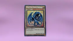 Yugioh Blue-Eyes White Dragon Chibi Art BLMM-EN001 1st edition Secret rare - Image 1