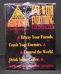 1995 Illuminati New World Order INWO ORIGINAL Factory Sealed set of 450 cards - Image 3