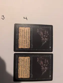 2 x Terror - Beta MTG - NM Magic The Gathering Cards - Image 1
