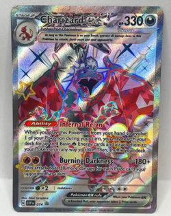 Pokemon Card TCG - Charizard ex SVP 074 Black Star Promo Scarlet & Violet - Image 1