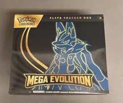 Pokemon Trading Card Game TCG Mega Evolution Elite Trainer Box ETB Lucario NEW - Image 1