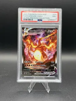 Charizard Vmax SWSH261 Premium Collection PSA Graded 9 Pokemon Trading Card Game - Image 1