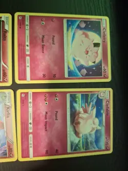 Pokemon Trading Card Game Fairy Type Lot, 4 Assorted Cards. - Image 2