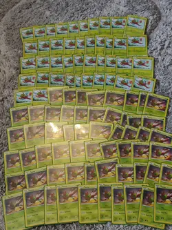 Over 140 Yanma Pokemon Cards Huge Collection Modern And Vintage With Foil - Image 1