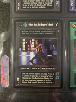 Star Wars CCG SWCCG Enhanced Jabba's Palace Premium 12 Card Set Decipher - Image 2