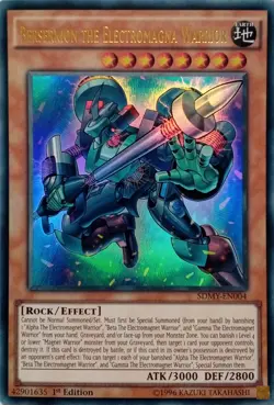 SDMY-EN004 BERSERKION THE ELECTROMAGNA WARRIOR ULTRA RARE 1ST ED YuGiOh CARD - Image 1