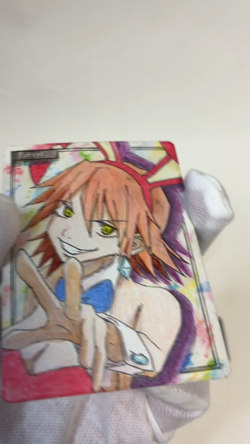 Hand Painted Altered MTG Card,Island, Anime Girl,waifu [Excellent] FromJapan #10 - Image 2