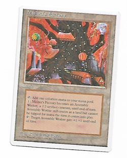 Magic the Gathering ~ MTG ~ 1x Mishra's Factory ~ LP ~ Fourth Ed - Image 1