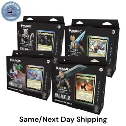FINAL FANTASY Commander Deck Display (1 of Each Deck) SEALED CASE - Image 1