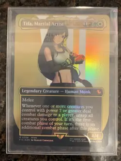 Tifa, Martial Artist (Borderless) Commander: Final Fantasy Foil - Image 1