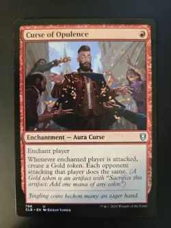Curse of Opulence NM Commander Legends: Battle for Baldur's Gate MTG FREE SHIP - Image 1