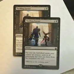 Thrilling Encore x2 Battlebond NM Condition see front and back pics. - Image 1