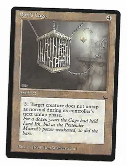 Magic the Gathering ~ MTG ~ 1x Barl's Cage ~ M/NM ~ THE DARK - Image 1