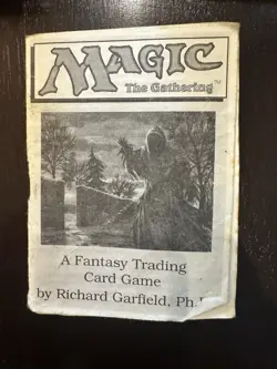 HUGE LOT of Vintage Magic The Gathering Mtg Empty Boxes And Rule books BETA!!! - Image 3