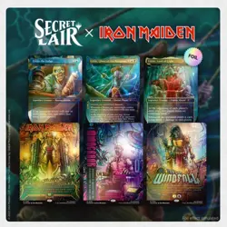 🎸 MTG Secret Lair PRESALE Iron Maiden: Eddie Unchained ✨ FOIL ✨Set🤘💀 - Image 1