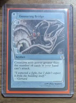 MTG Ensnaring Bridge Future Sight Non-Foil from Mystery Booster 2 NM - Image 2