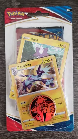 Pokemon TCG Battle Styles Blister Pack Toxtricity and Toxel Promo 820650806582 - Image 1