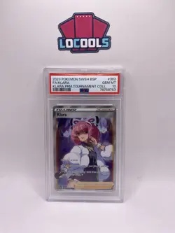 PSA10 2023 Pokemon Swsh Black Star Promo 302 Full Art/Klara - Image 1