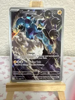 Pokemon Black Bolt Thundurus SV209 ETB Black star Promo Full Art - Image 1