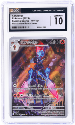 2024 Pokemon Scarlet and Violet Surging Sparks Ceruledge CGC 10 - Image 1